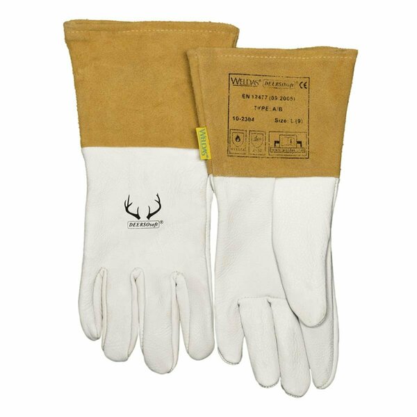 Extraer Weldas Premium Mig & Tig Deerskin Welding Gloves, Medium EX3695962